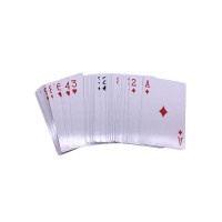 P0124 Excellent Magic Paper Poker Decks Crown Souvenirs Custom Logo Playing Card Poker Club Game Play Card Printed