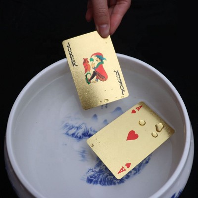 P0005R Poker Storage Boxes Sublimation Automatic Poker Table Both Sides Custom Gold Playing Card