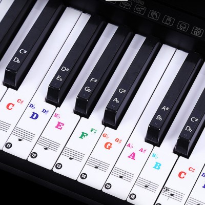 Violin Decorativos Diy Vsco Deco Free Decorative Label Fretboard Key Dragon Boat Paddle Music Piano Guitar Sticker For Keyboard